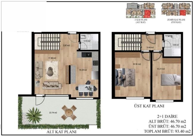 Квартири, Туреччина, Аланія, Авсаллар (00326) - фото 15