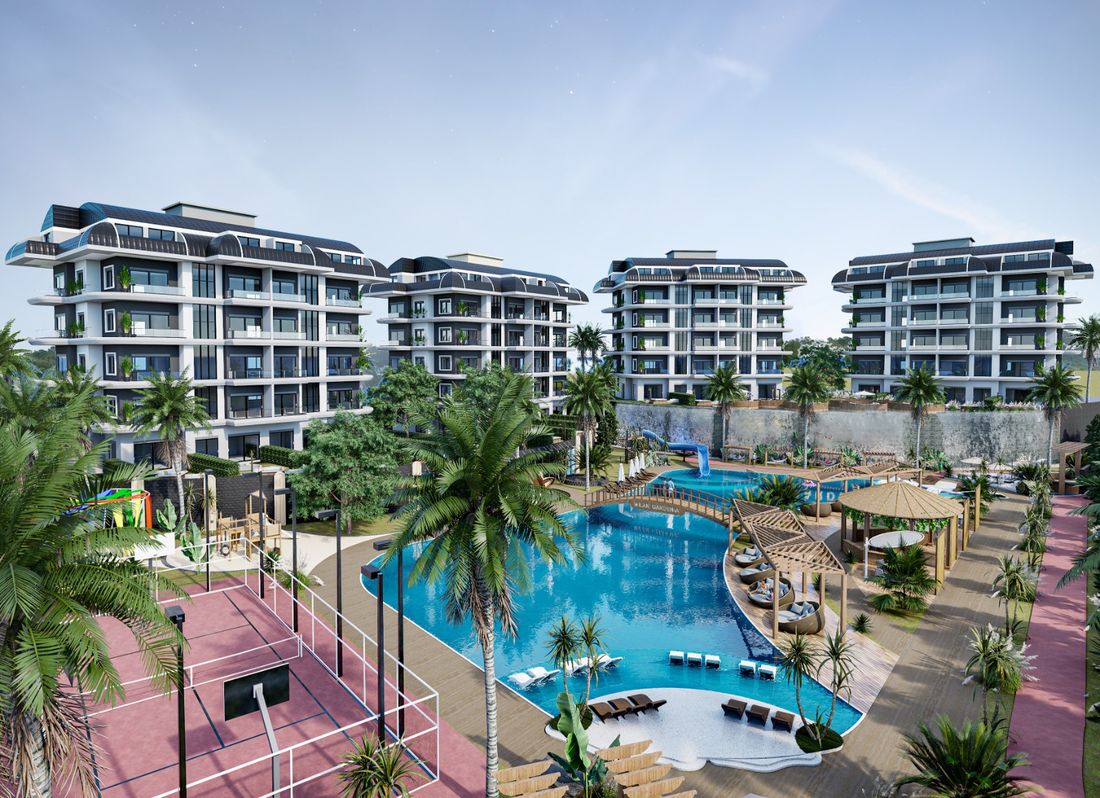 Апартаменты в экологически чистом районе Аланьи - Каргыджак (001117)