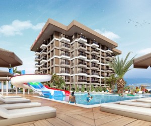 Apartments for sale in a complex from a developer in Gazipasa (004478)