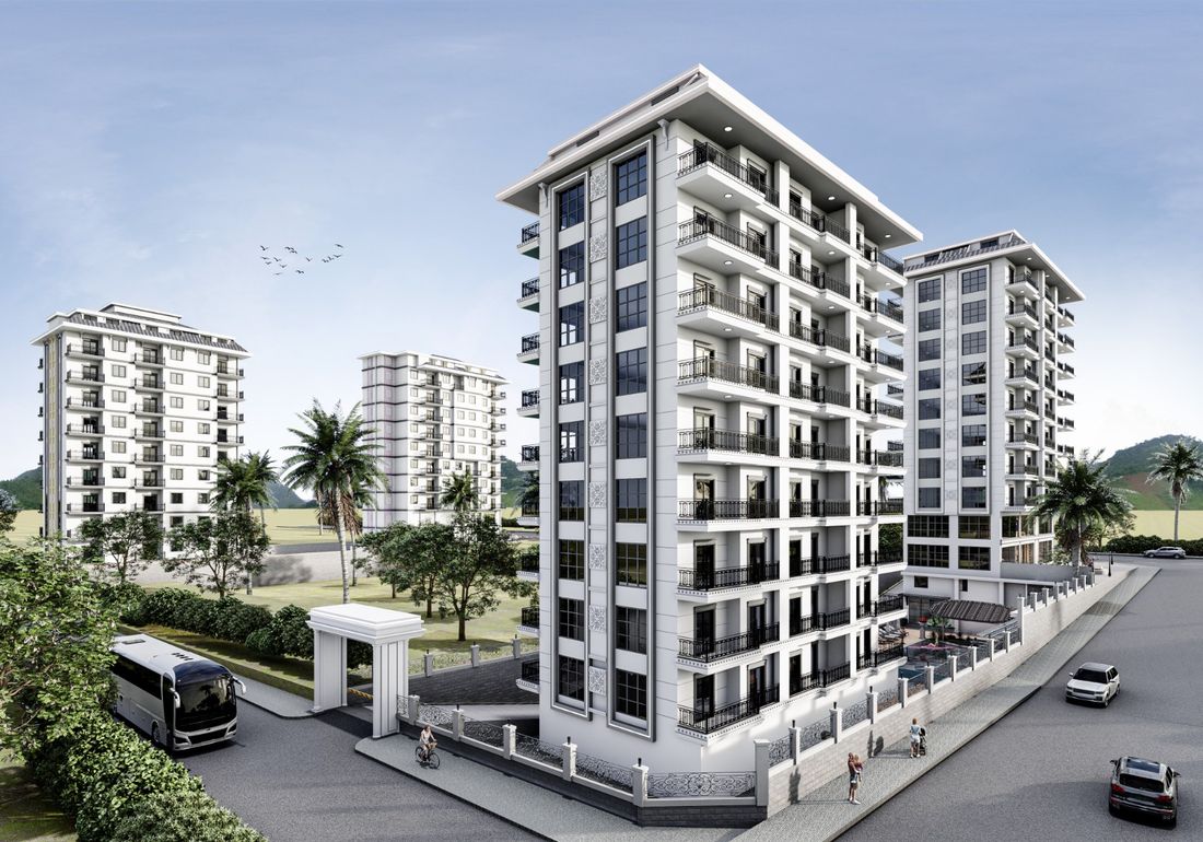 Апартаменты премиум класса от застройщика, район Махмутлар (016442)