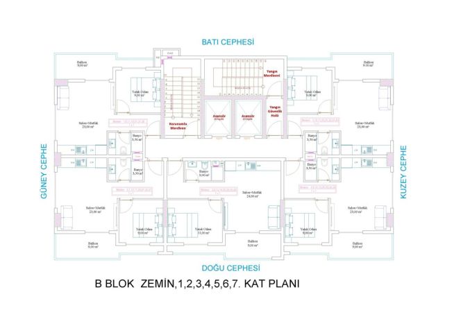 Apartments, Turkey, Alanya, Mahmutlar (016442) - pictures 49