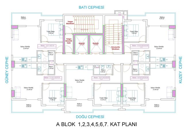Apartments, Turkey, Alanya, Mahmutlar (016442) - pictures 51