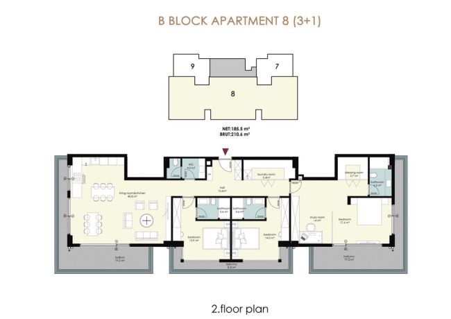 Apartments, Turkey, Alanya, Hasbahche (011390) - pictures 33