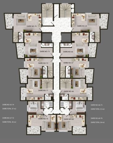 Квартиры, Турция, Алания, Авсаллар (001160) - фото 48