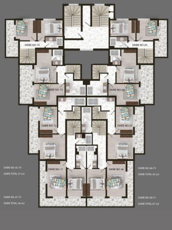 Квартиры, Турция, Алания, Авсаллар (001160) - фото 49