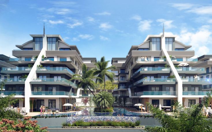 Apartments, Turkey, Alanya, Оба (001169) - pictures 1