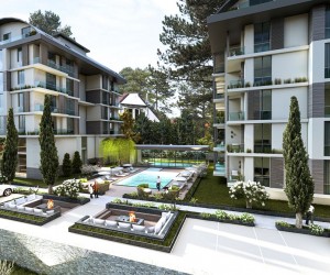 Apartments for sale in a new, conceptual complex in the prestigious area of Kargicak, Alanya (008291)