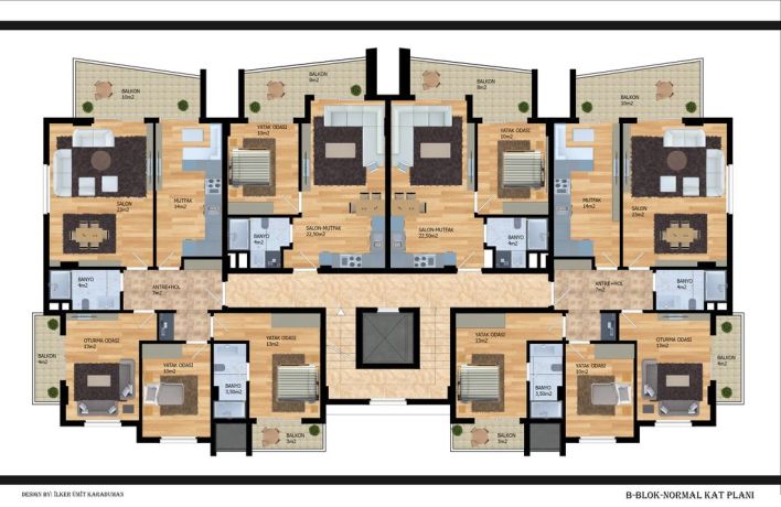 Apartments, Turkey, Alanya, Оба (005461) - pictures 23