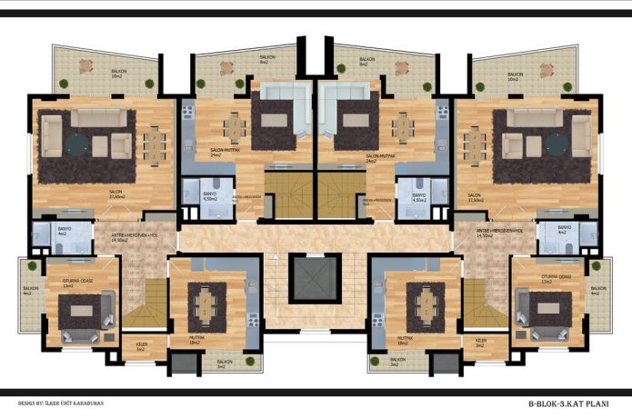 Apartments, Turkey, Alanya, Оба (005461) - pictures 30