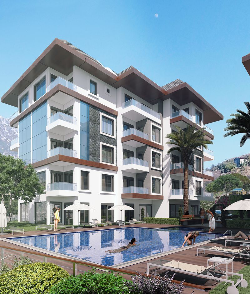 Апартамены с современным дизайном и уникальным расположением в Каргыджак (00365)