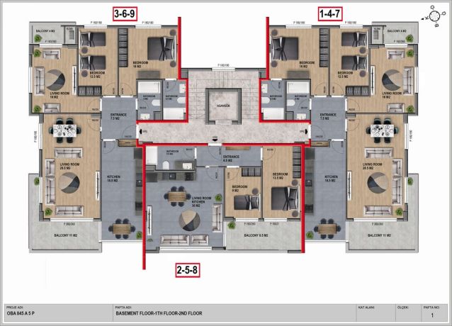Apartments, Turkey, Alanya, Оба (002110) - pictures 11