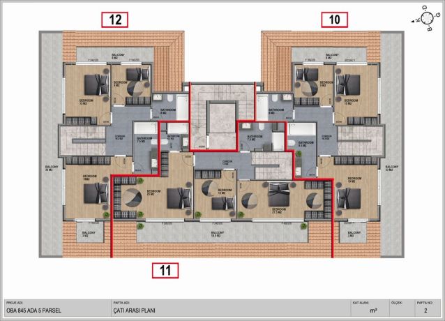 Apartments, Turkey, Alanya, Оба (002110) - pictures 13