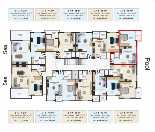 Квартиры, Турция, Алания, Клеопатра (01805) - фото 28