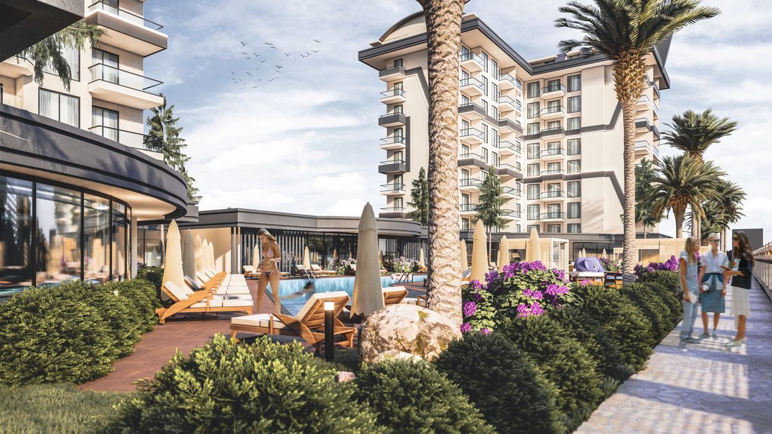 Апаратменты на продажу в новом комплексе от застройщика в Паяллар, Алания  (00102)