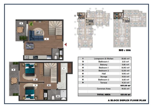 Квартиры, Турция, Алания, Паяллар (00102) - фото 43