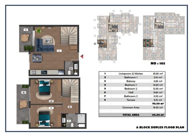 Квартиры, Турция, Алания, Паяллар (00102) - фото 46