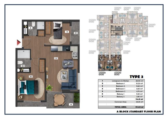 Квартиры, Турция, Алания, Паяллар (00102) - фото 50