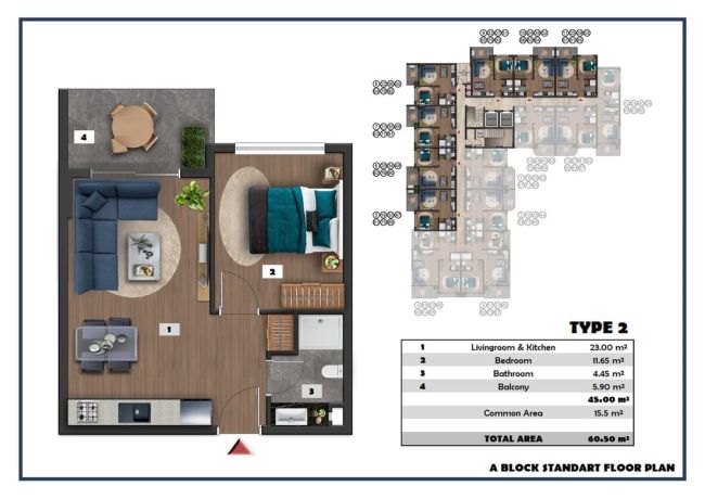 Квартиры, Турция, Алания, Паяллар (00102) - фото 53