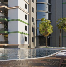 Апартаменты на продажу в новом ЖК в Авсалларе, Алания (004121)