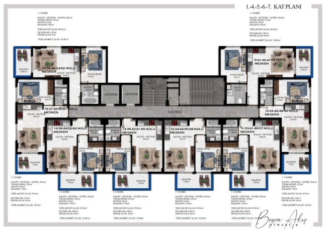 Apartments, Turkey, Alanya, Avsallar (007121) - pictures 16