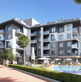 Apartments for sale in a complex in Oba, Alanya (00400)