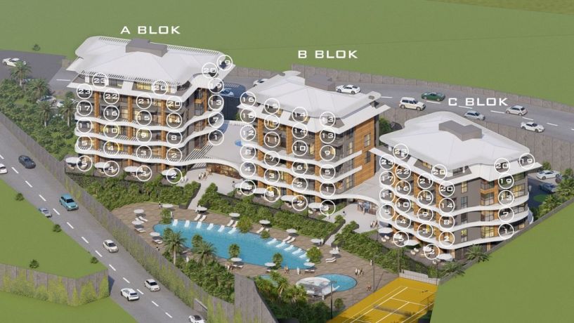 Apartments, Turkey, Alanya, Kargicak (01457) - pictures 1