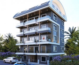 Apartments from the developer located in the center of Avsallar (014157)