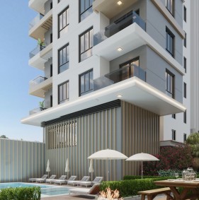 Квартиры в строящемся жилом комплексе в Махмутларе (00195)