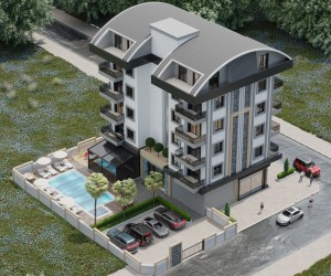 Apartments under construction in Kargicak area (00395)