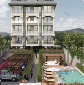 Квартиры от застройщика в районе Кестель рядом с морем (00498)