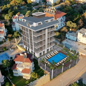 Квартиры в новом жилом комплексе на этапе строительства в районе Кестель (00183)