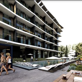 Квартиры в новом проекте рядом с пляжем Клеопатра (024121)