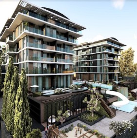 Просторные квартиры в жилом комплексе в районе Клеопатры (025121)