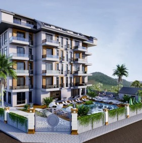 Квартиры от застройщика в новом ЖК в районе Оба (008398)