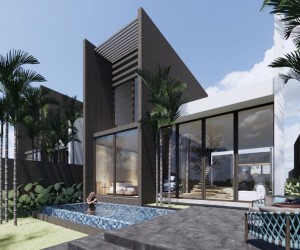 New modern villas with stylish design next to the beautiful Nai Thon Beach (066317)