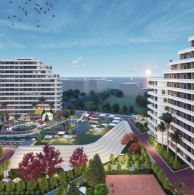 Apartments in a modern complex with rich infrastructure in Mersin (009164)