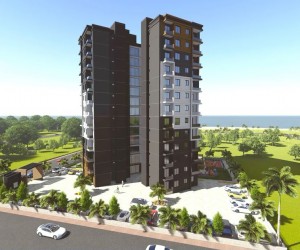 Apartments in a new complex in Tomyuk area, Mersin (007165)