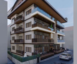 Spacious modern apartments in the center of Alanya (00583)