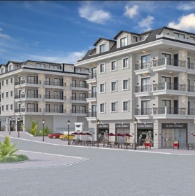 Квартиры в 3 минутах ходьбы от песчаного пляжа в районе Окурджалар (001127)