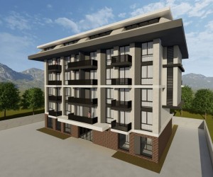 New modern apartments in residential complex in Oba (007420)