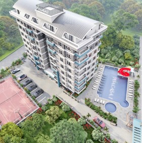 Квартиры в новом жилом комплексе с частным пляжем (006466)