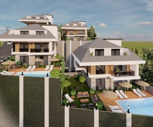 New project of villas from the developer in the Bektash area (025157)