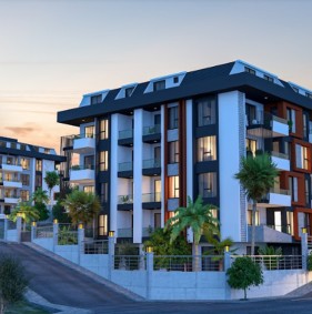 Квартири в центрі Аланії в житловому комплексі від забудовника (010113)