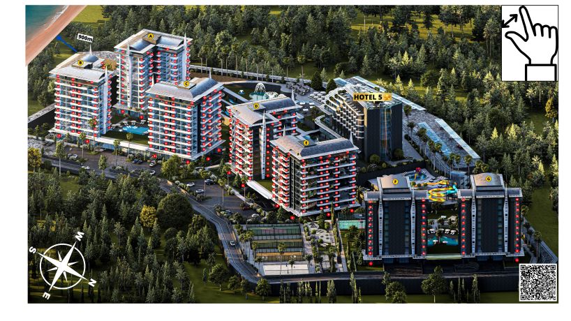 Квартиры, Турция, Алания, Авсаллар (027121) - фото 10