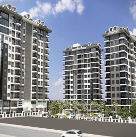 Квартира 2+1 в жилом комплексе класса люкс, Махмутлар (05300)