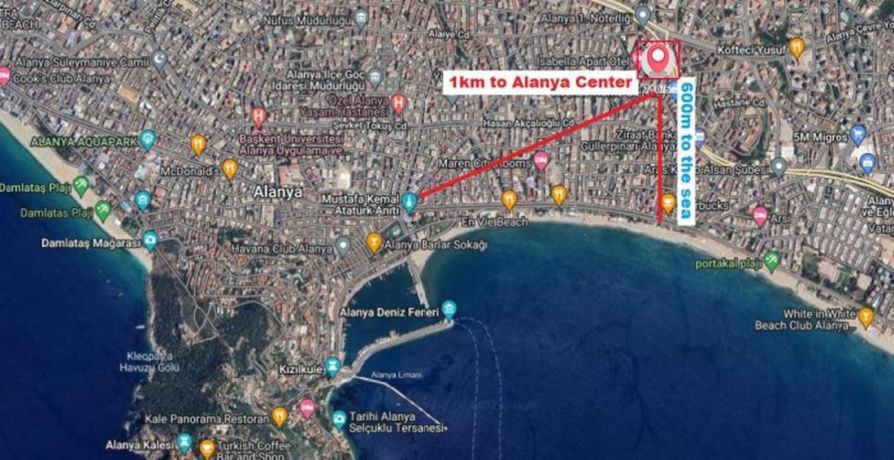 Квартиры, Турция, Алания, центр (05400) - фото 8