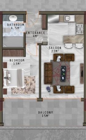 Квартири, Туреччина, Аланія, Каргиджак (06600) - фото 4