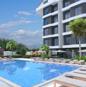 Новий житловий комплекс у мальовничому районі Оба (02012)