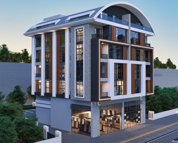 Квартиры, Турция, Алания, Хасбахче (00486) - фото 1