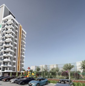 Квартиры в строящемся жилом комплексе с расширенной инфраструктурой в Мерсине (006165)